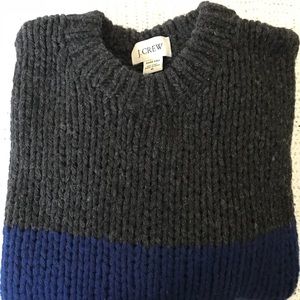J. Crew Men’s Wool Hand Knit Sweater